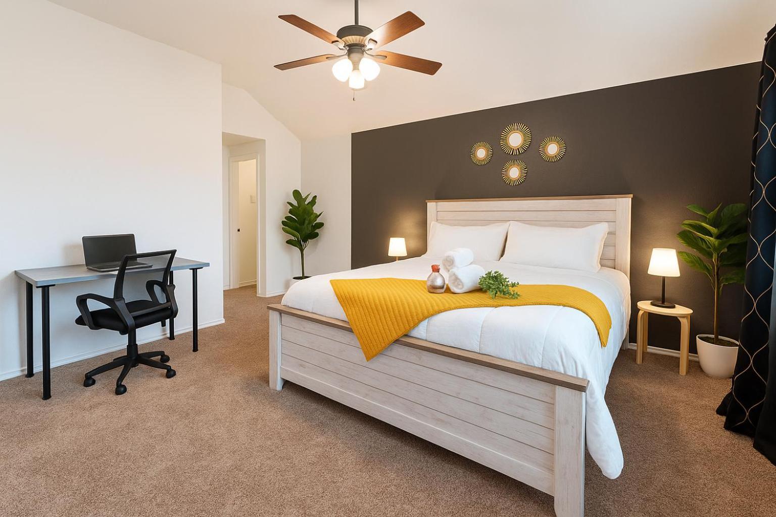 Work, Play & Stay King Bed With Foosball! Aubrey Eksteriør bilde