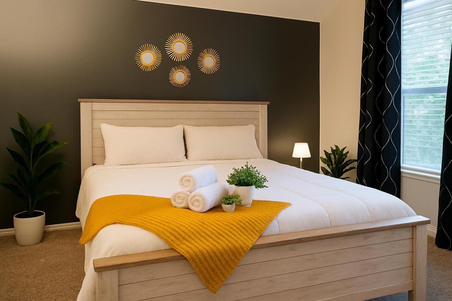 Work, Play & Stay King Bed With Foosball! Aubrey Eksteriør bilde